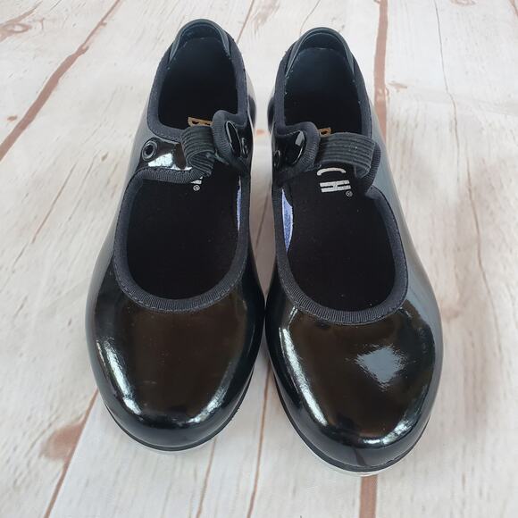 Bloch Childrens Annie Tyette Tap Shoes Patent Black Size 8.5 Little Kid - Picture 2 of 15